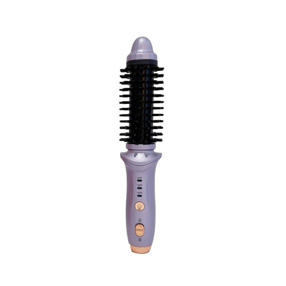 KMWGRE 1.5 Inch Heated Curling Brush Ceramic Tourmaline Ionic Curling Iron Volumizing Hot Brush Create Root Volume & Loose Curls, Volume Curls Ceramic Tourmaline Ionic Round Brush Volumizer