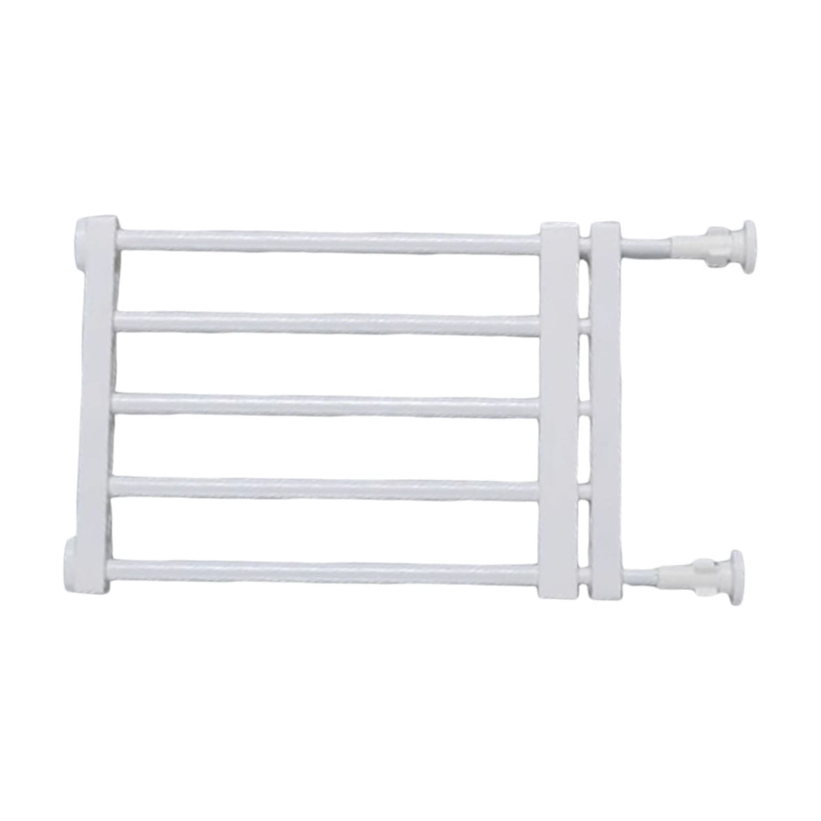 KMWGRE Adjustable Pet Door and Enclosure Indoor Barrier 15 to 23 Inches Wide for Dogs Cats Puppies Freestanding Sports Pen White 24x60cm