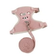 thumbnail image 1 of KMWGRE Adjustable Pet Harness Leash Set for Small Dogs Cats Rabbits Escape Proof Outdoor Walking Chest Strap Traction Collar Pink M, 1 of 5