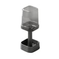 thumbnail image 1 of KMWGRE Bathroom Organizer Rack Expandable Storage Shelf Countertop Holder for Toothbrush Toothpaste Cup Indoor Outdoor Use Space Saving Design Black 12.5X8.4X8.4cm, 1 of 3