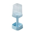 thumbnail image 1 of KMWGRE Bathroom Organizer Rack Expandable Storage Shelf Countertop Holder for Toothbrush Toothpaste Cup Indoor Outdoor Use Space Saving Design Blue 12.5X8.4X8.4cm, 1 of 3