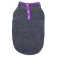 thumbnail image 1 of KMWGRE Cozy Solid Knit Pullover Sweater for Small Dogs Autumn Winter Soft Pet Apparel Grey M, 1 of 7