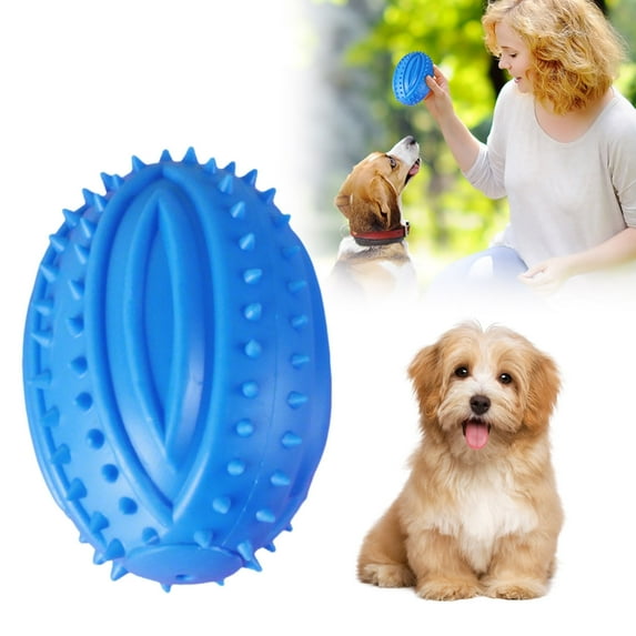 KMWGRE Durable Interactive Dog Chew Toy for Aggressive Chewers with Teeth Cleaning and Training Features A A
