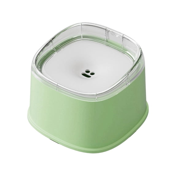 KMWGRE Elevated Floating Pet Dish Non Spill Proof Indoor Outdoor Feeding Station For Cats Dogs Small Medium Large Animals Light Green 20cm