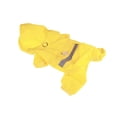 thumbnail image 1 of KMWGRE Lightweight Reflective Dog Raincoat Hooded Poncho Jacket For Small Breeds Outdoor Pet Clothing Yellow L, 1 of 6