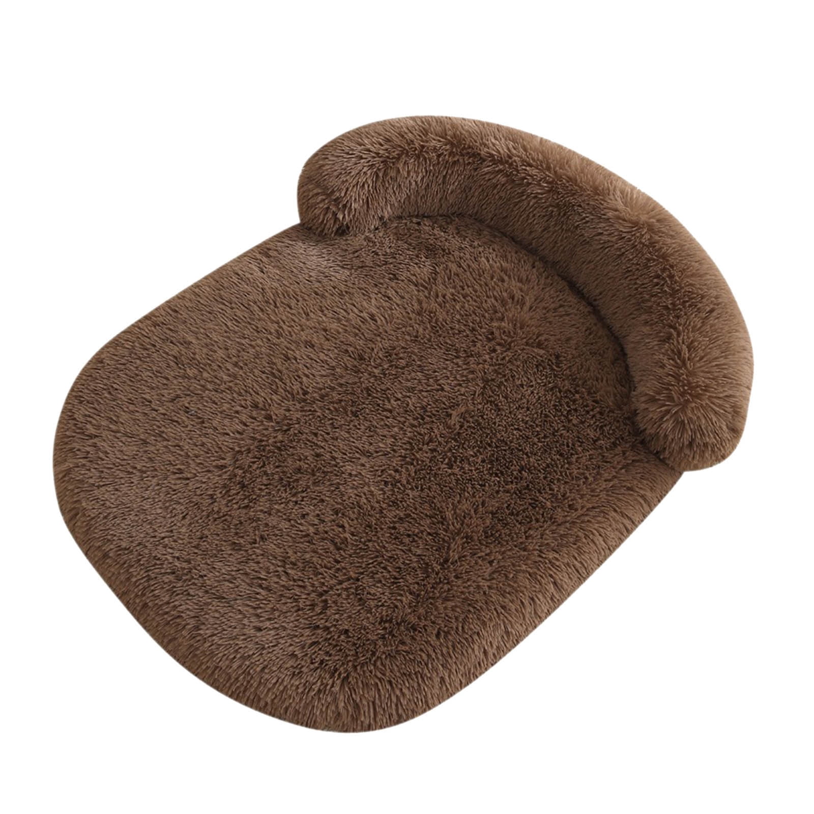 KMWGRE Orthopedic Memory Foam Dog Bed with Removable Washable Cover and Non- Bottom for Comfort and Support Khaki 100x75cm
