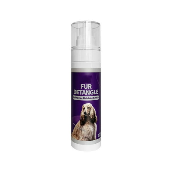 KMWGRE Pet Detangling Spray for Dogs and Cats Nourishing Conditioning Formula for All Hair Types - Smooth Purple 15.4cm