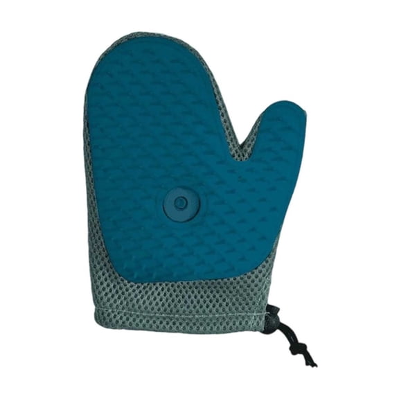 KMWGRE Pet Grooming Mist Glove with Micro Fine Spray Technology for Dander and Loose Hair Removal Blue 20x14cm