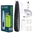 thumbnail image 1 of KMWGRE Rechargeable Pet Grooming Clipper with Built-in Light for Dogs Cats Efficient Hair Trimmer Powerful Motor Indoor Outdoor Use Black 16.5X3.1X1.8CM, 1 of 7
