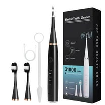 KMWGRE Rechargeable Pet Teeth Cleaning Tool Vibration Plaque Remover for Dogs and Cats Odontolith Prevention Oral Hygiene Care Black One Size