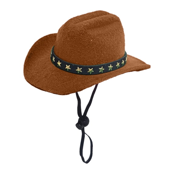 KMWGRE Western Cowboy Hat for Cats Halloween Carnival Party Role Play Accessory C A