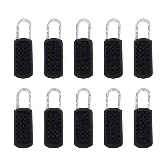 KMYY 10 Pcs Zipper Pull Replacements Removable Anti-Slip Zipper Pulls Tab Universal Zipper Puller Zipper Repair Set for Boots Pants Jackets Backpacks Luggage