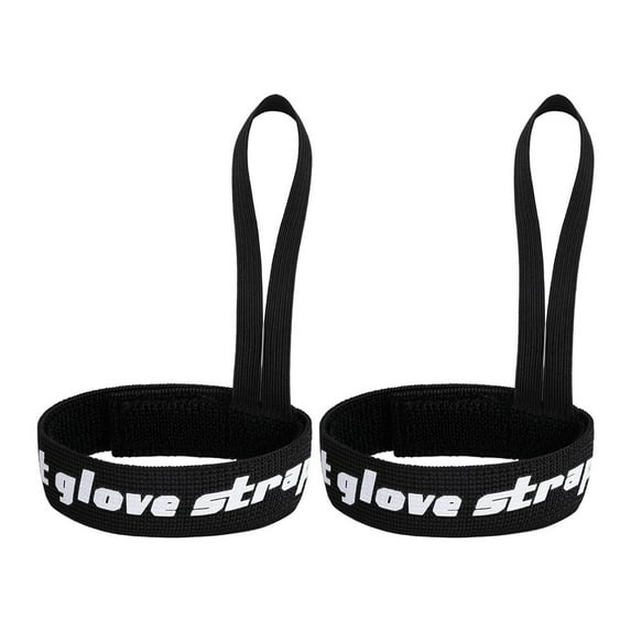 KMYY 2 Pcs Ski Glove Leash Elastic Sport Glove Safety Strap Slim Wrist Leash Glove Fixing Band for Mountaineering Skiing Snowboarding Accessories