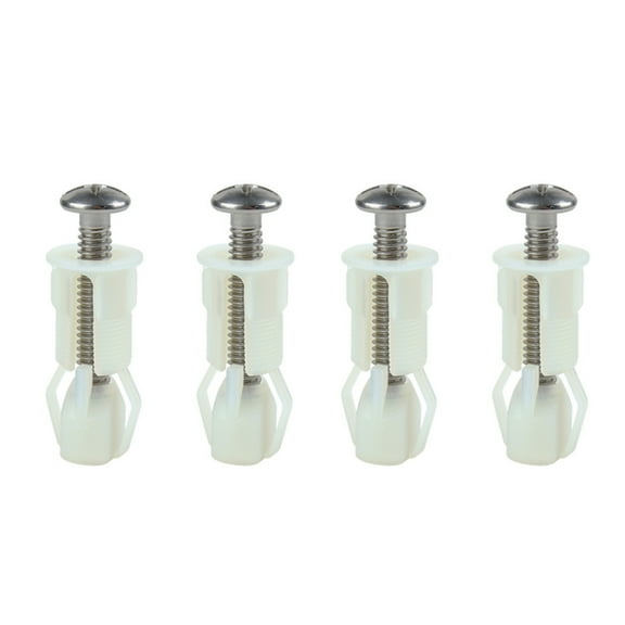 KMYY 4 Pcs Toilet Seat Bolt Kit Heavy Duty Universal Toilet Seat Screws Kit Toilet Cover Fixing Screws