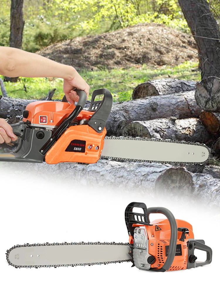 KMYY Gas Chainsaw High Power，20 In 58CC 2kw 8500rpm，Multifunction ...
