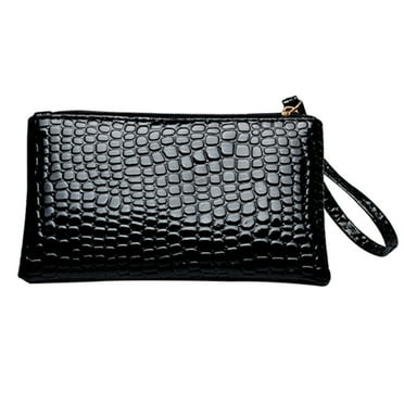 KMYY Women Purse Zipper Closure Portable Faux Leather Phone Handbag