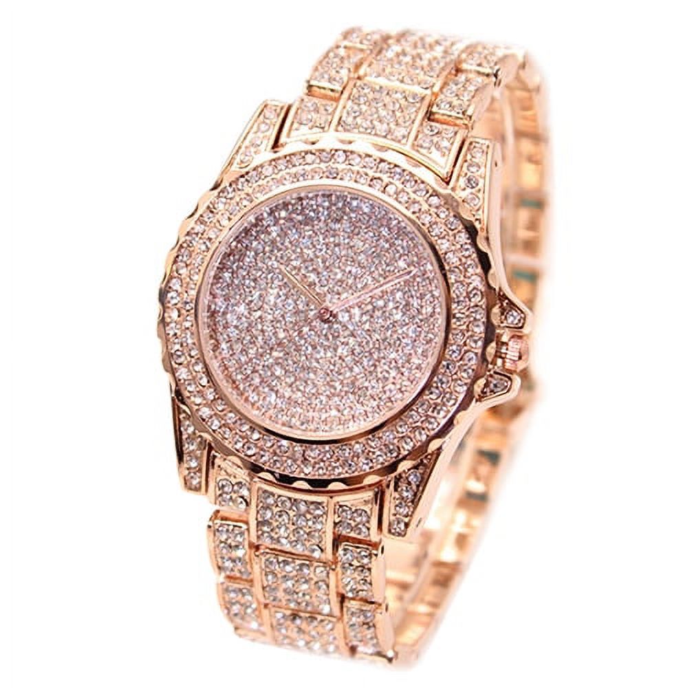 Beautiful Rhinestones Stainless Steel Watch