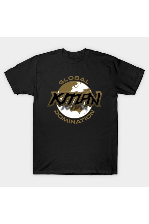 KMaN Global Domination Funny World Conquest Retro Sarcastic Humor Art Graphic G1632 T-Shirt, for men and women, Up to Size 5XL