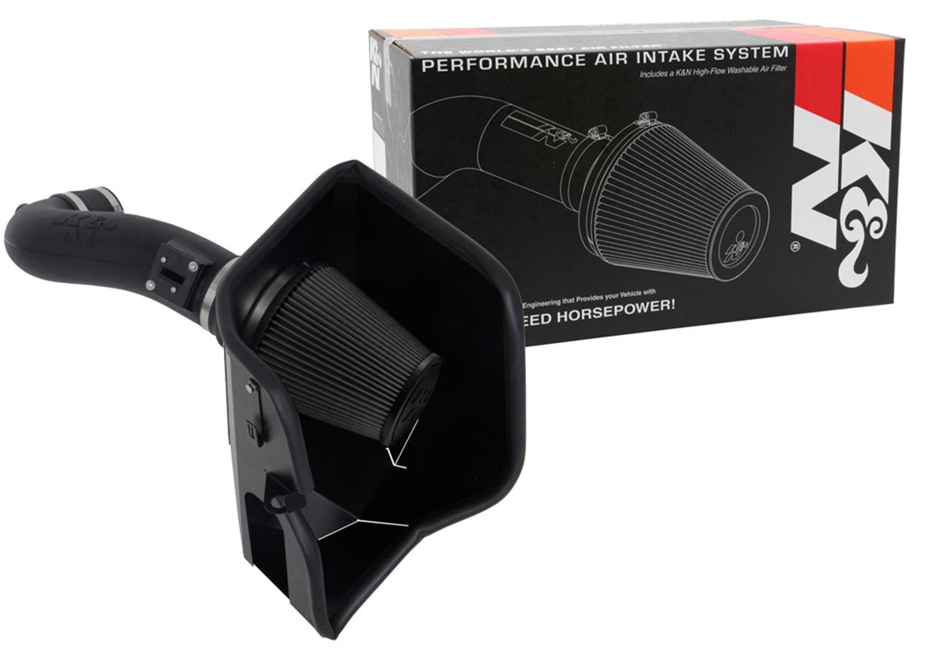 KN 2019+ Chevrolet Silverado 1500 V8 6.2L Performance Air Intake System