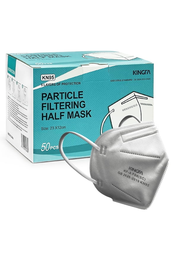 KN 95 Face Mask 5 Ply,  20 ct