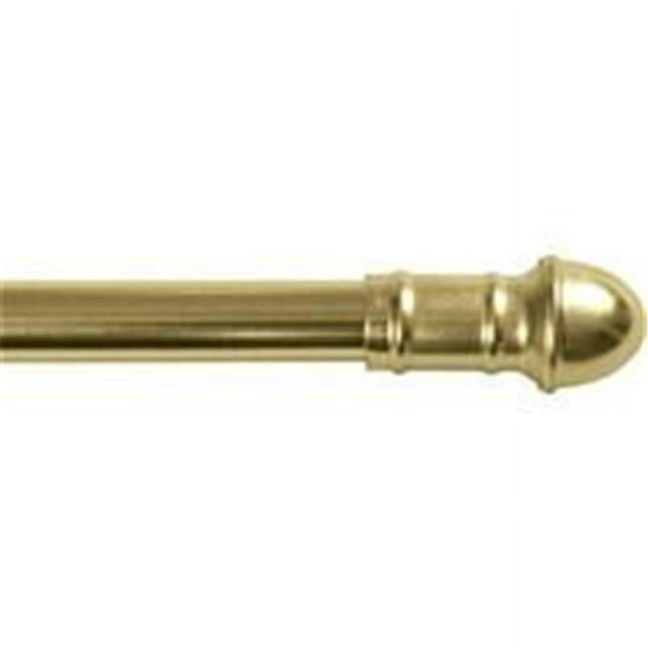 KN3863 28 48 in. Cafe Rod, Brass