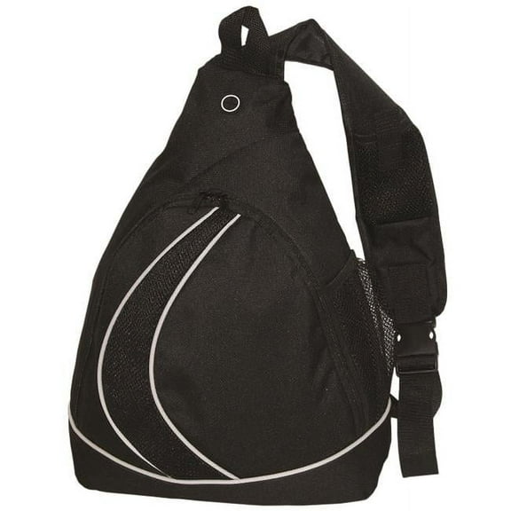 KN4951 Majestic Sling Backpack - Black / Black mesh - 12 Pack