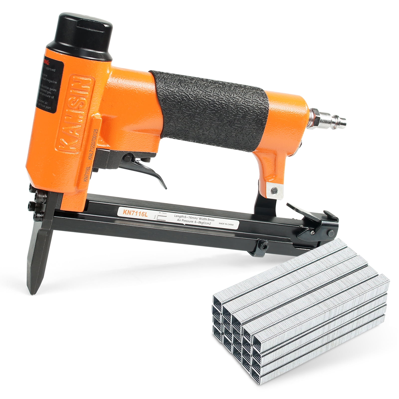 KN7116L 22 Gauge Long Nose Upholstery Staple Gun Kit with 10000PCS KN7116L 22 Gauge Long Nose Upholstery Staple Gun Kit with 10000PCS
