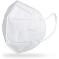 thumbnail image 1 of KN95 - 5 Layer Face Mask 50 pcs white  Filtration>95% with Comfortable Elastic Ear Loop  Non-Woven Polypropylene Fabric, Protection for Essential Workers, 1 of 8