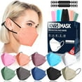 thumbnail image 1 of KN95 Face Masks Disposable Adults - 50 Pack 5 Layer Protection Dust Breathable Comfortable Respirator Women KN95 Mask Individually Wrapped, 1 of 9