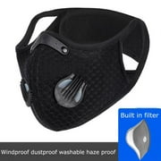 KN95 Outdoor Riding Dust Mask Black