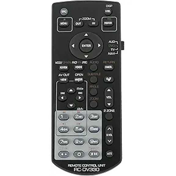 KNA-RCDV330 RC-DV330 Replaced Remote fit for Kenwood Video Nav Ddx7032m Dnx7320