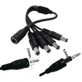 thumbnail image 1 of KNACK- 1-To-4 Dc Power Splitter Cable With 5.5X2.1Mm Plugs For Cctv (Psc4), 1 of 5
