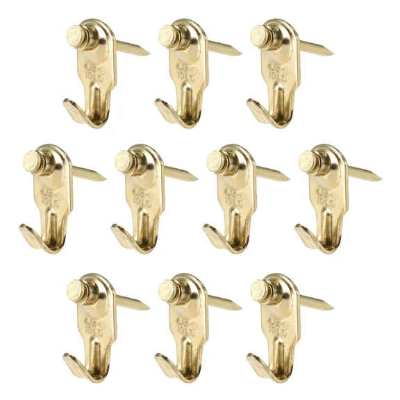 KNACK - 25Pcs Picture Hangers Photo Frame Hanging Hooks Kit With Nails Holds 10 Lbs