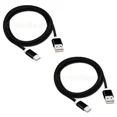 thumbnail image 1 of KNACK- 2X Usb Type C 6' Braided Charger Cable Cord For Phone Motorola Moto Z Play Droid, 1 of 5