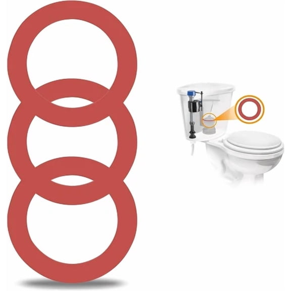 New Knack - 3Pcs 427Bp Flush Valve Seal For Mansfield 210 And 211 Toilet Repairs Red