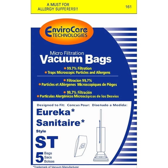 KNACK - 5 Sanitaire Style St Vacuum Cleaner Bags Replace 63213