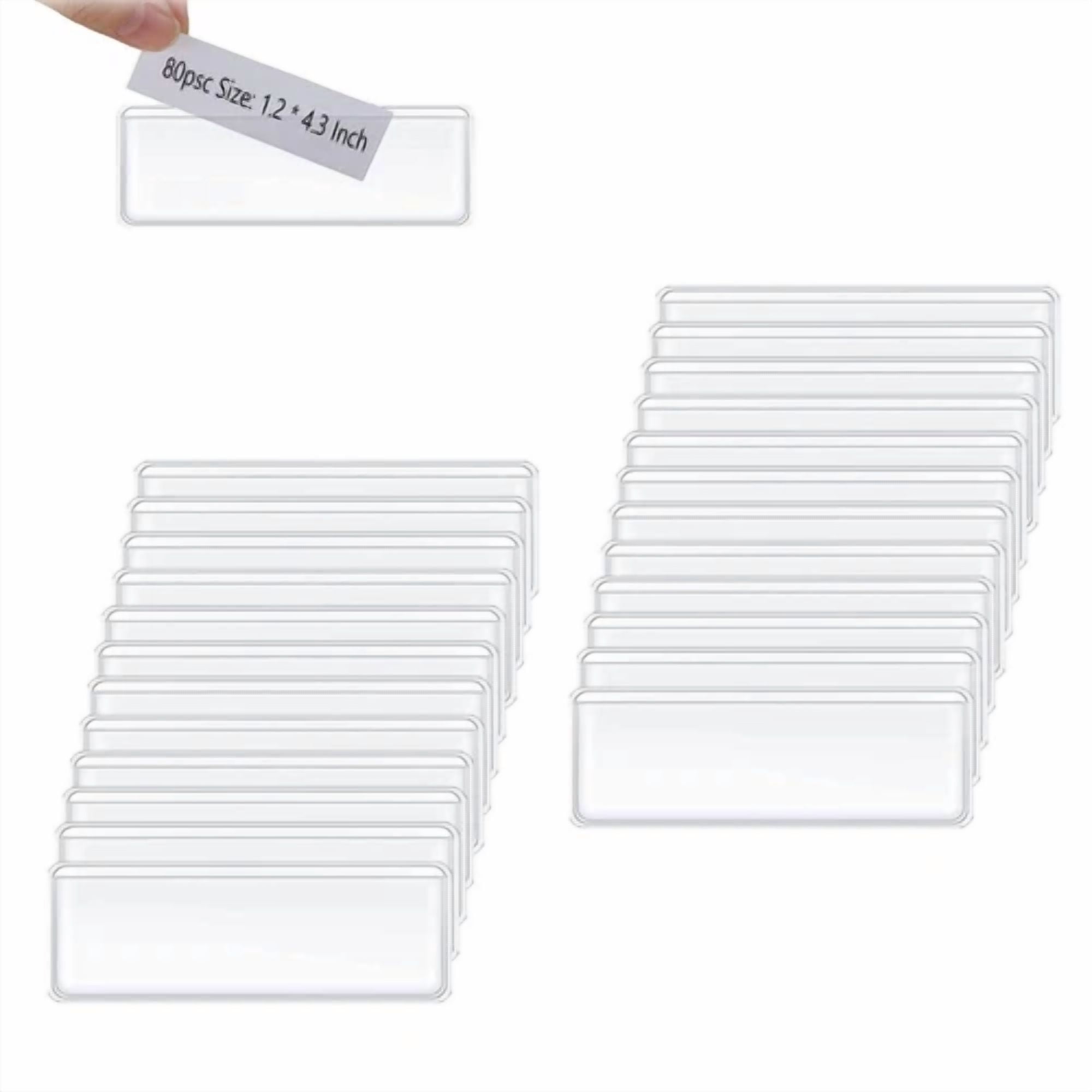 Clear Adhesive Pockets Clear Adhesive Pockets
