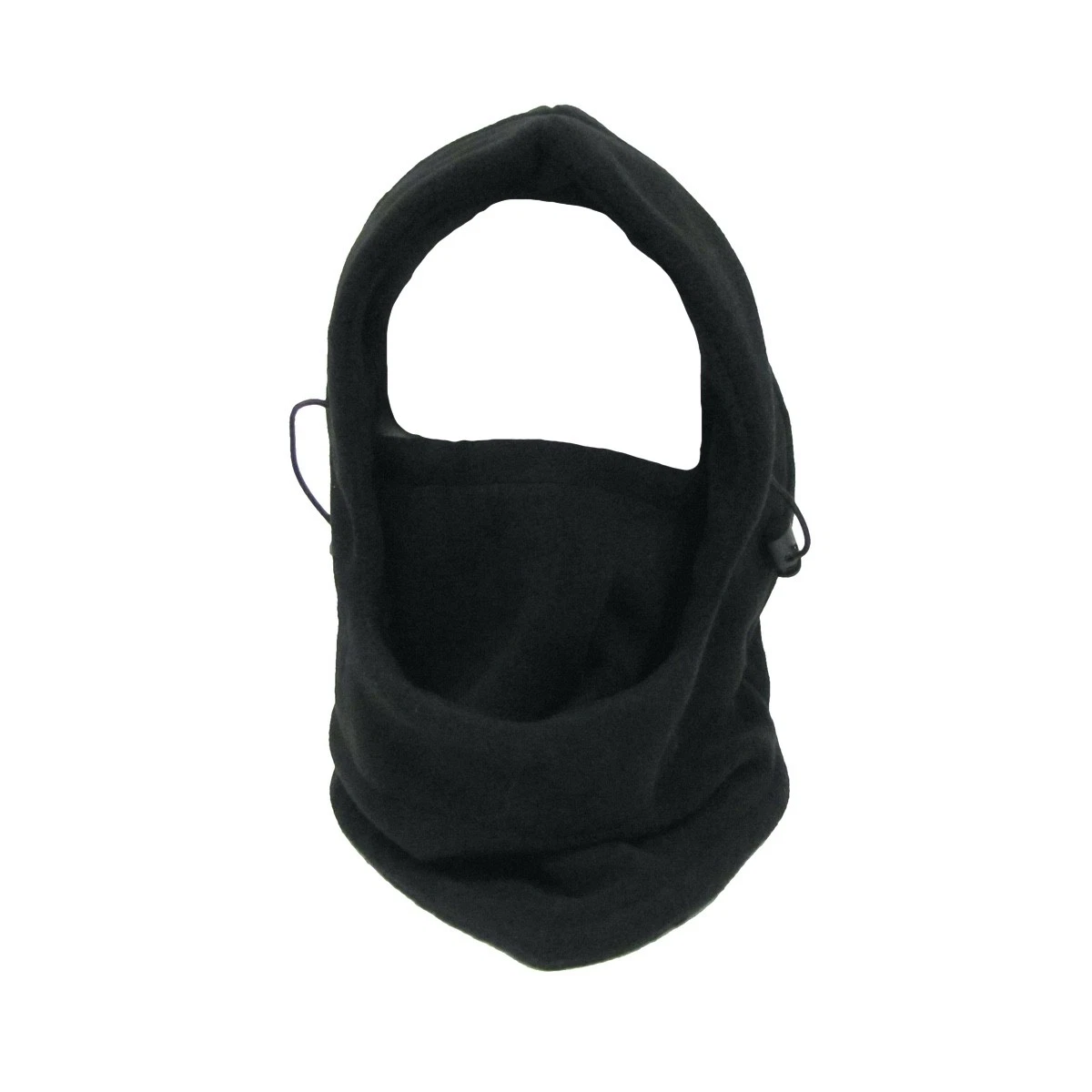 KNACK - Black Fleece Full Face Cover Warm Mask Hoodie Bike Ski Winter Balaclava Headwear