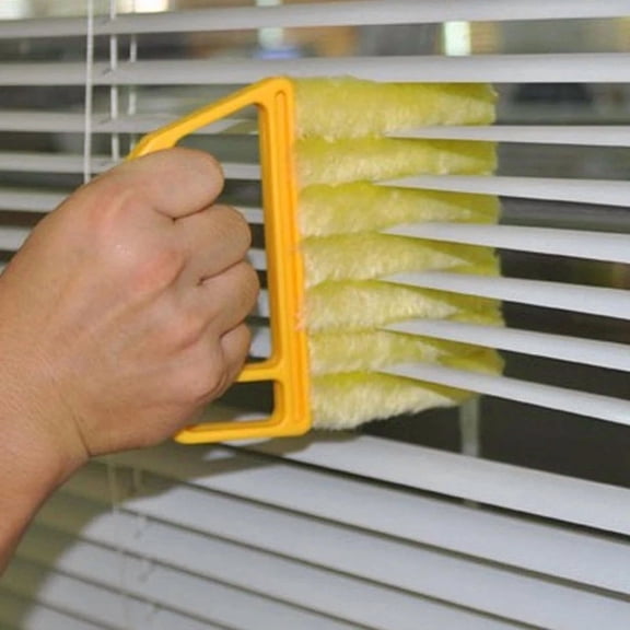 KNACK - Blind Cleaner Tool Brush Duster Dust Cloth For Air Conditioner, Window Blinds,