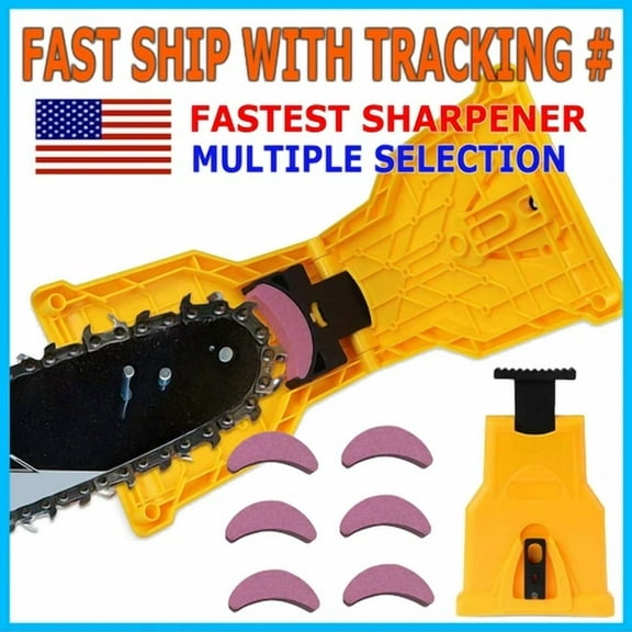 KNACK - Chainsaw Teeth Sharpener 14-20In Chain Saw Blade Bar Fast Sharpening Stone Kit