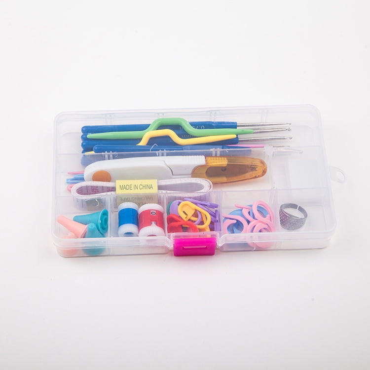 KNACK - Crochet Set Handmade Wool Crochet Crochet Tool Set Combination Bag Metal Aluminu