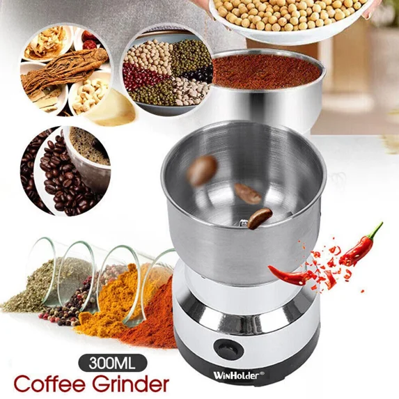 KNACK - Electric Coffee Bean Grinder Nut Herb Grind Spice Mill Blender Machine Usa