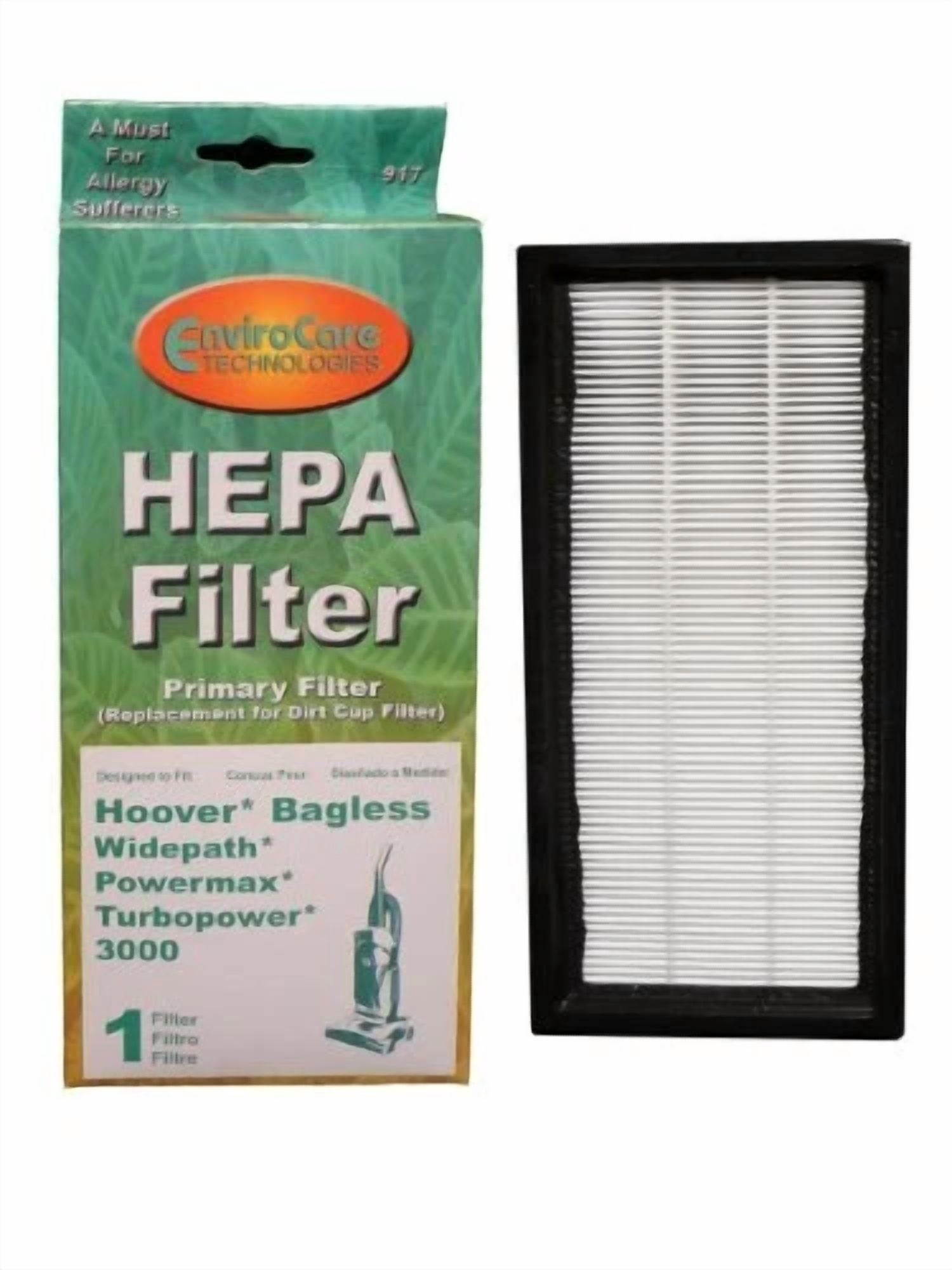 KNACK - Envirocare Replacement Premium Vacuum Cleaner Hepa Filter Made To Fit Hoover Bag