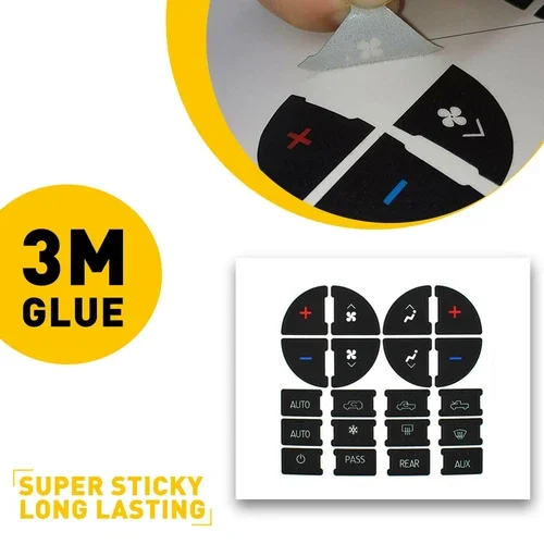 KNACK- For Gmc Chevrolet Buick Tahoe Yukon Climate Control Ac Dash Button Repair Set