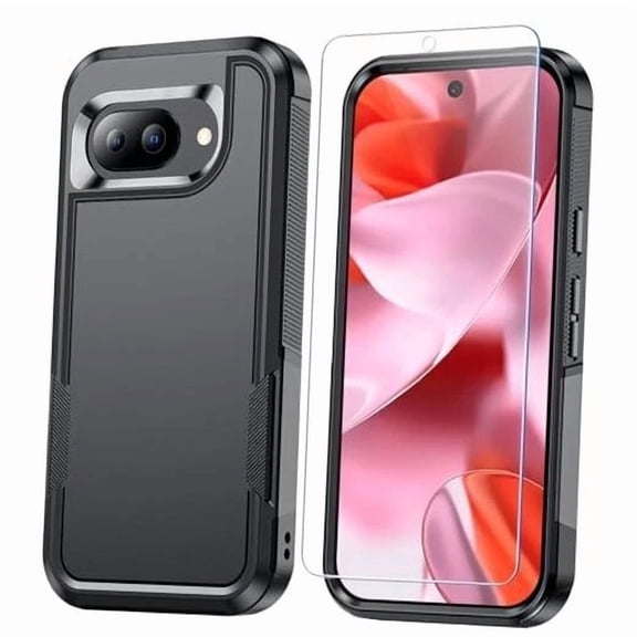 KNACK - For Google Pixel 9A Case With Screen Protector [Rugged Military Grade Anti