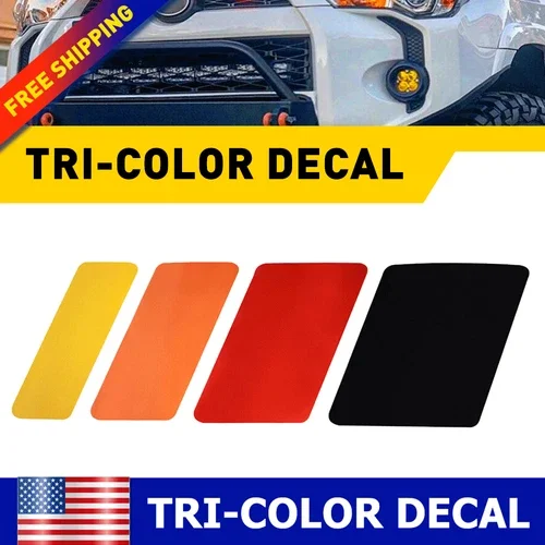 KNACK- For Toyota 4Runner Tundra Stripe Tri-Color Decal Sticker Car Truck Accessories A