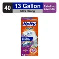 thumbnail image 1 of KNACK - Hefty Ultra Strong 13 Gallon Trash Bags Trash Bags White Fabuloso Scent 40 Bags, 1 of 6
