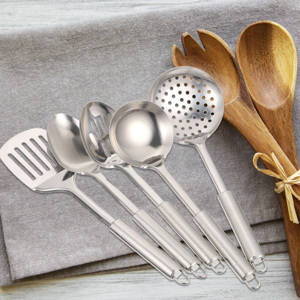 KNACK - Kitchen Set Baby Metal Utensils Stainless Steel Spoons For Cooking