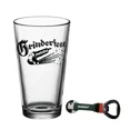thumbnail image 1 of KNACK - Metabo Us2208 16 Oz Grinderfest Pint Glass And Bottle Opener Set New, 1 of 2