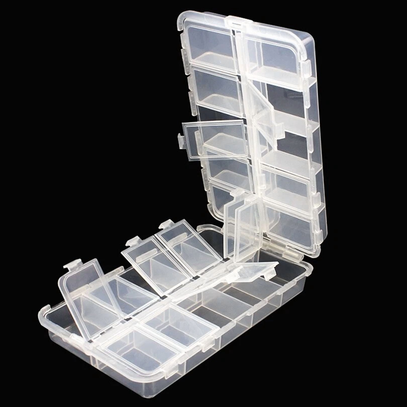 KNACK- Portable Fishing Tackle Box 2 Layers 20 Compartments Lures Baits Hooks Storage